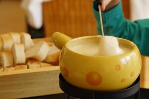 스위스 전통 음식 퐁듀