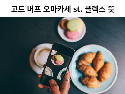 고트 버프 오마카세 st. 플렉스 뜻