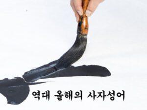 Read more about the article 역대 올해의 사자성어